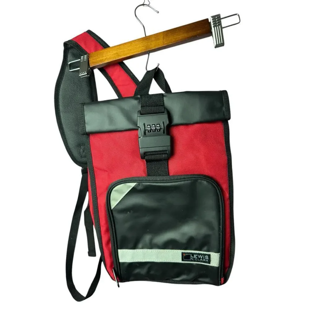 Lewis N. Clark‎ Red Black Travel Backpack